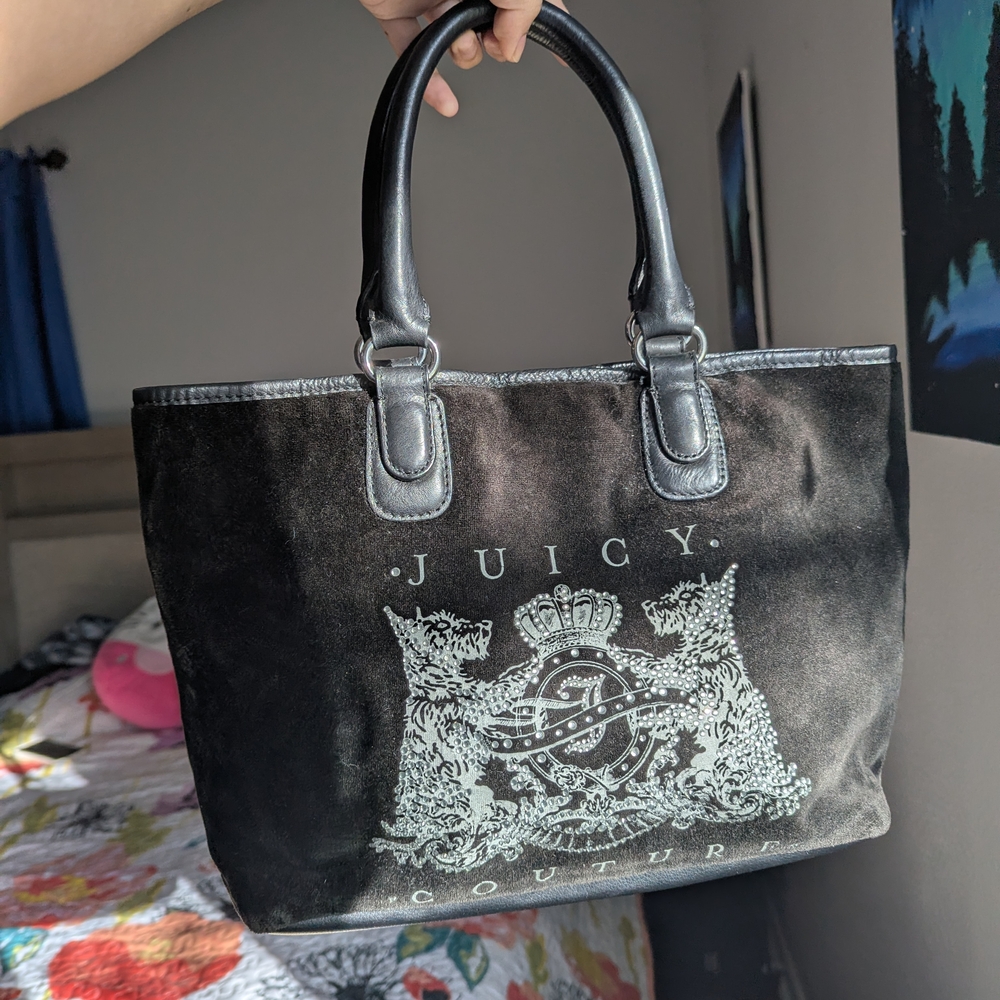 Juicy Couture Black Tote Bag